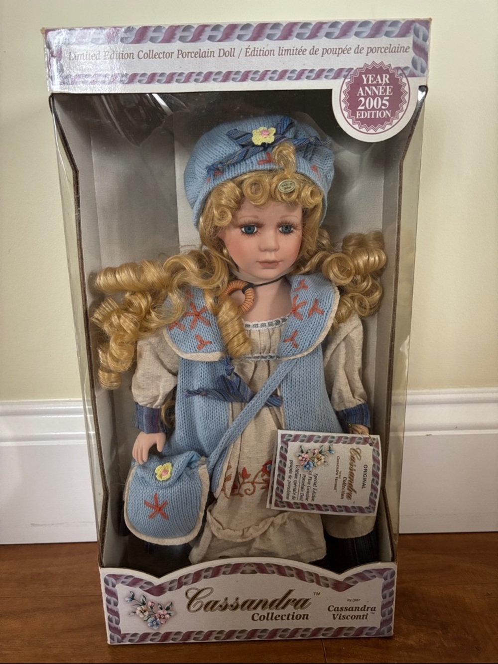 NWT Cassandra Collection Limited Edition Collector Porcelain Doll 2005 Edition